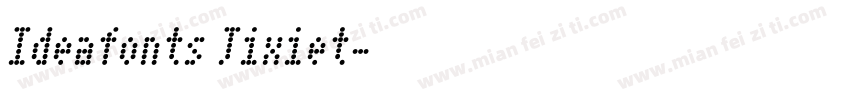 Ideafonts Jixiet字体转换